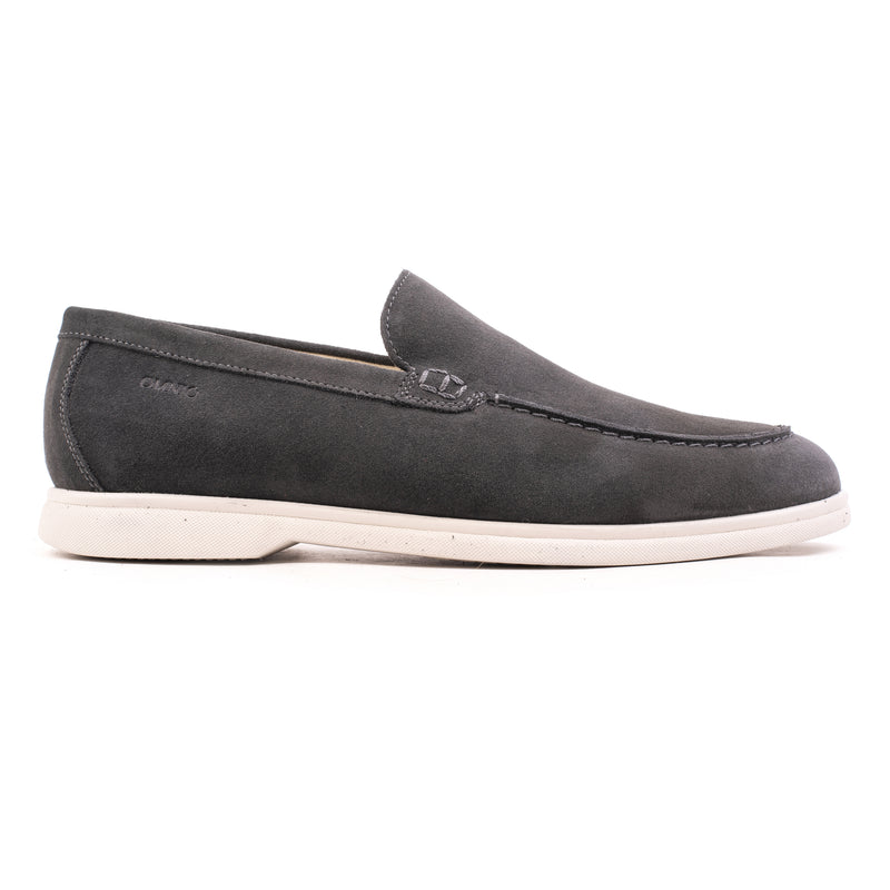 ACE LOAFER MOC Dk Grey Suede